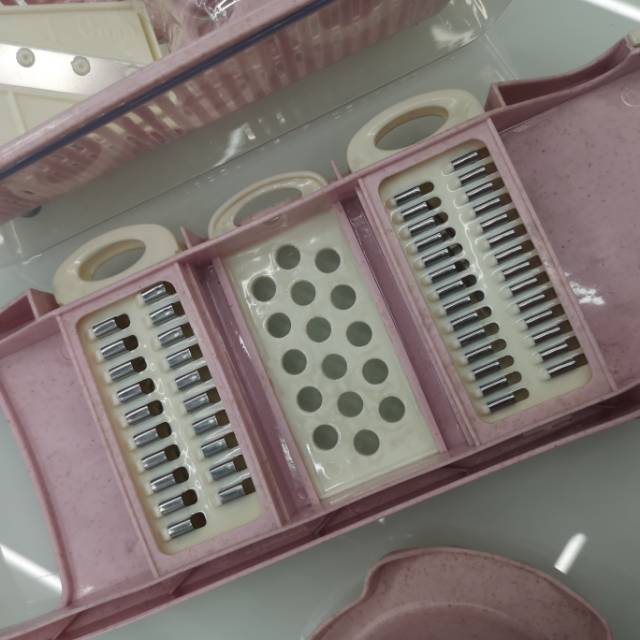 Best-selling vegetable cutter, a vegetable slicer, a multi-functional potato shreds slicer, stainless steel scrubber Specification image