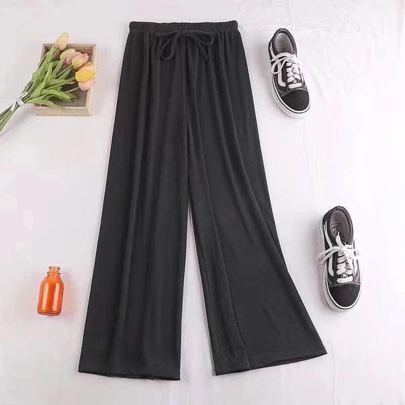 Senior Fashion Lazy Casual Air Pants Casual Hanging Wide Leg Pants For Women details Picture