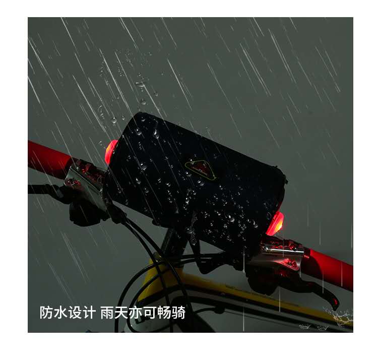 Tq1003s Bike Front Bag With Led Lights Bike Bag Bike Accessories details Picture