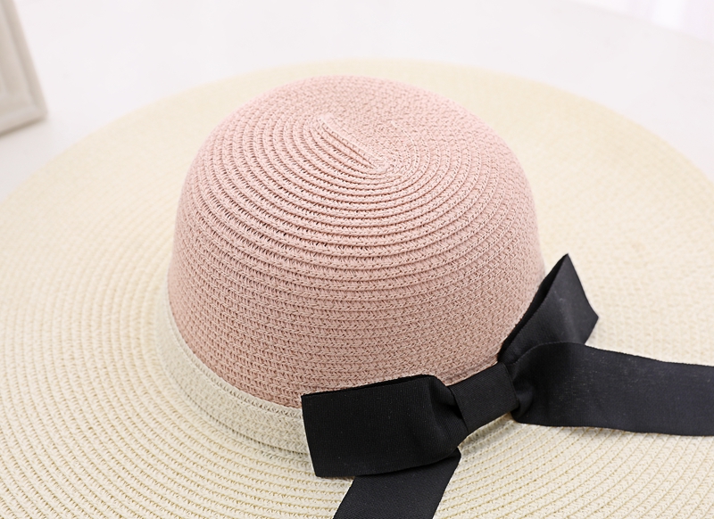 Summer sun protection hat for women, wide-brimmed foldable hat, beach vacation hat, outing sun hat details Picture
