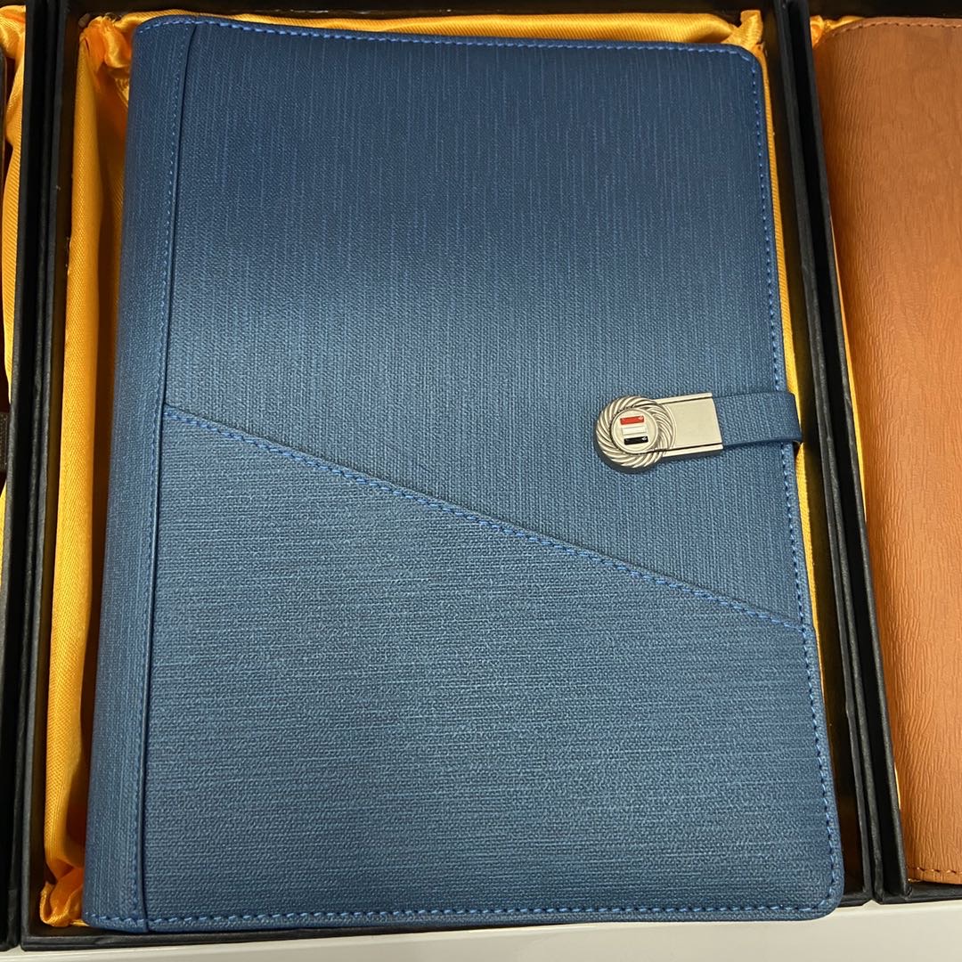 Spring Printing Office Culture Paper Book Notebook Notebook High-Grade Business Notebook Notebook Enterprise Customized Office Diary P U Leather Thickened Work Meeting Record Book