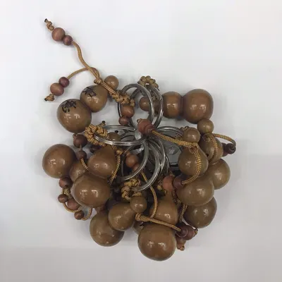 Peachwood Small Gourd Key Chain Pendant Gourd Decorative Ornaments Hanging Arts And Crafts Carry Safety Protection Batch