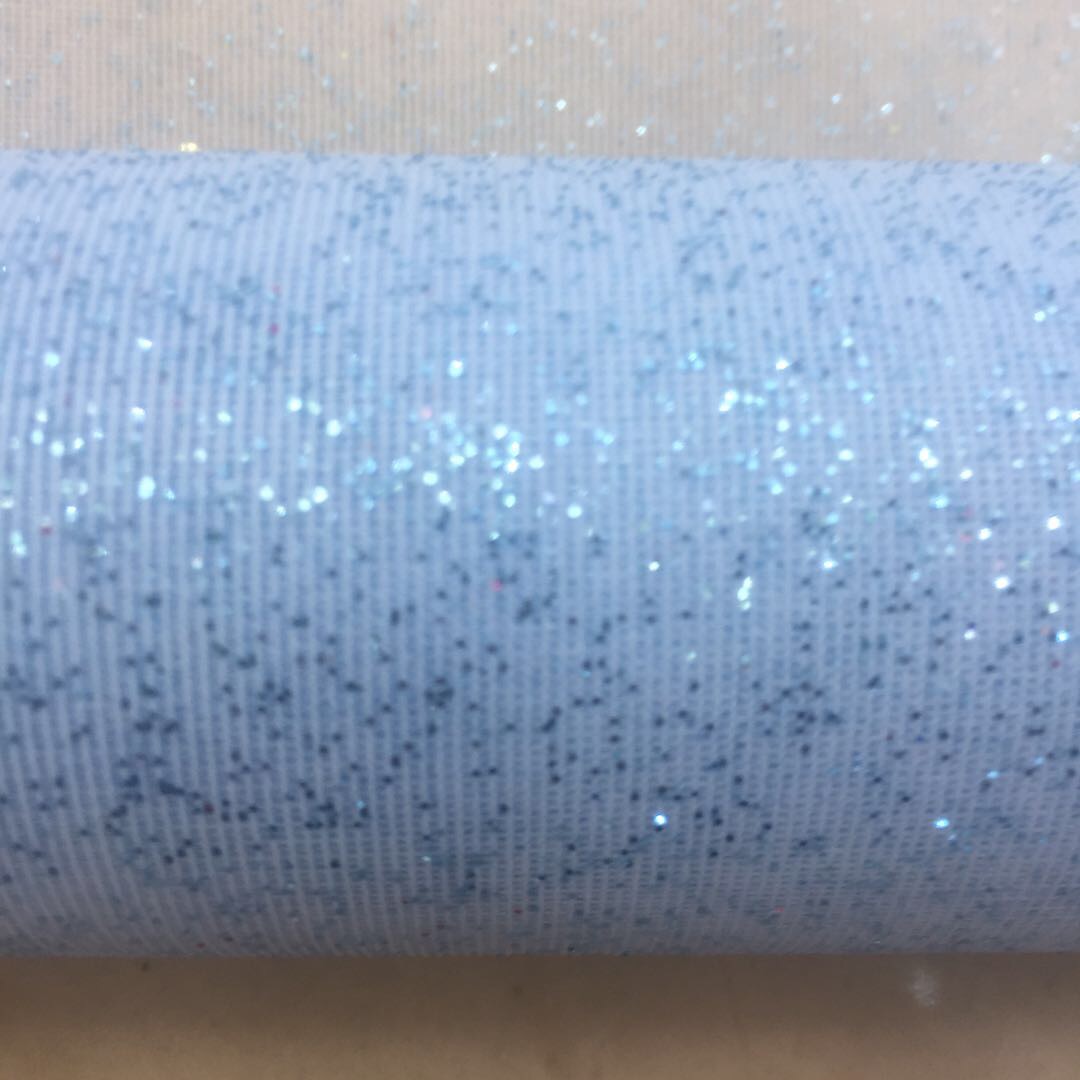 蓝色纱网圣诞礼物装饰包装节日舞会DIY配件细节图