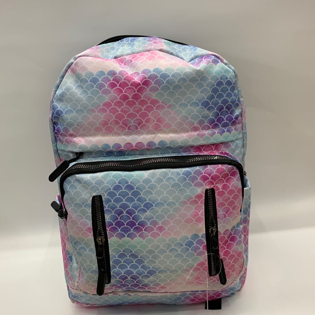 Large-capacity washable nylon backpack for girls