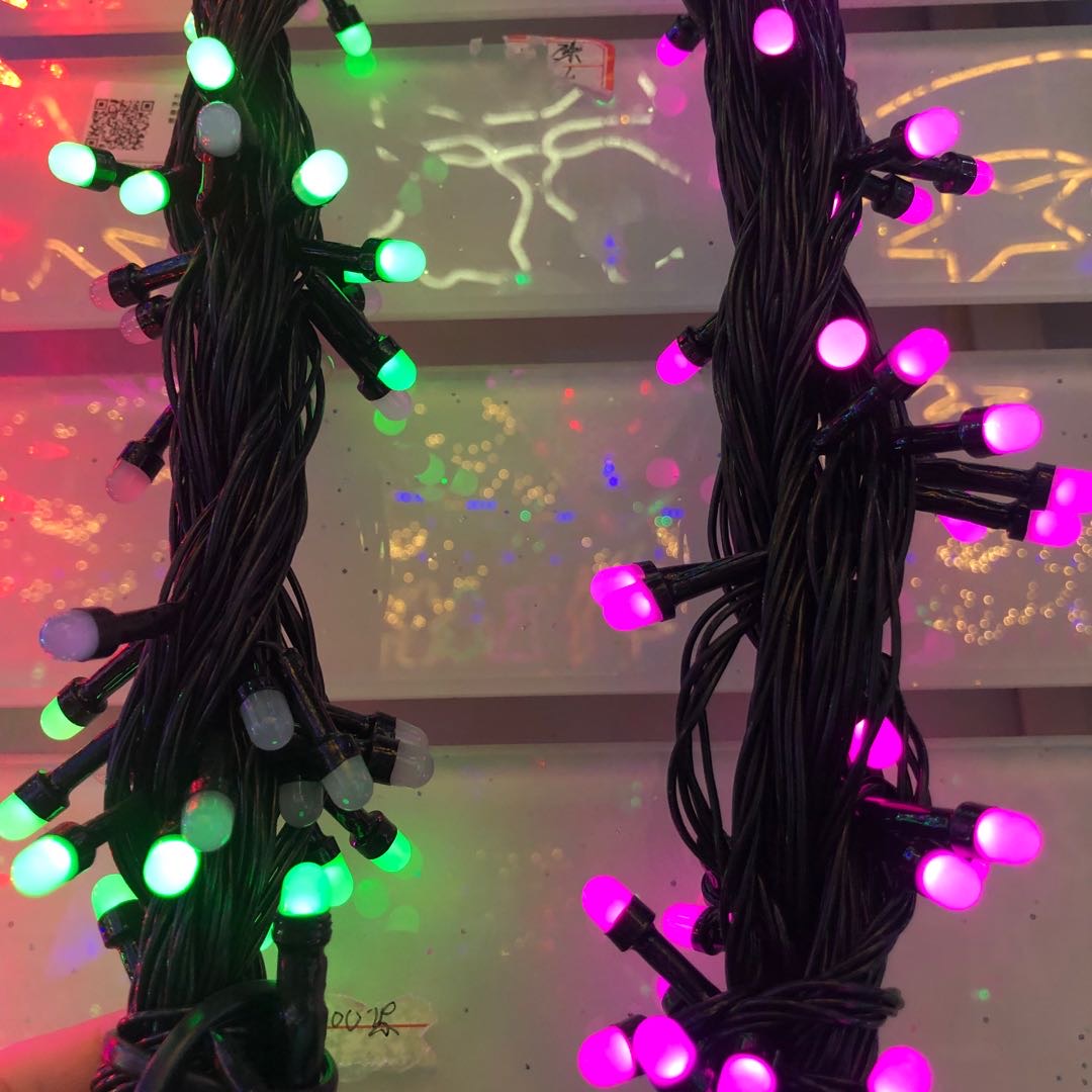 圣诞树装饰灯具灯珠灯帘多彩装饰灯串圣诞灯串详情图2