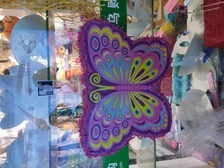 蝴蝶造型皮纳塔pinata纸屑游戏用品