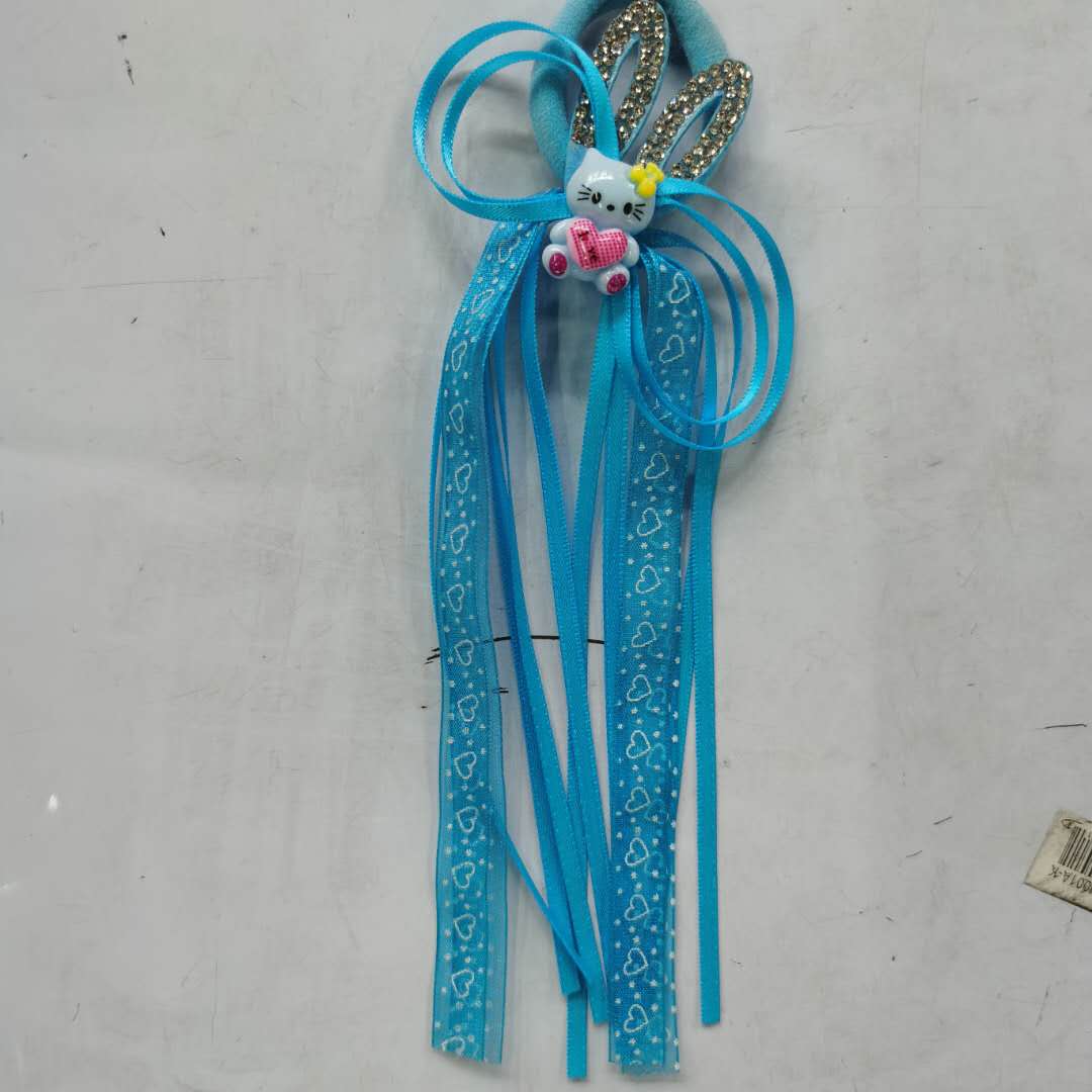 Korean Version Of The Fashion Foreign Style Children's Hair Band Small Rabbit Rubber Band details Picture