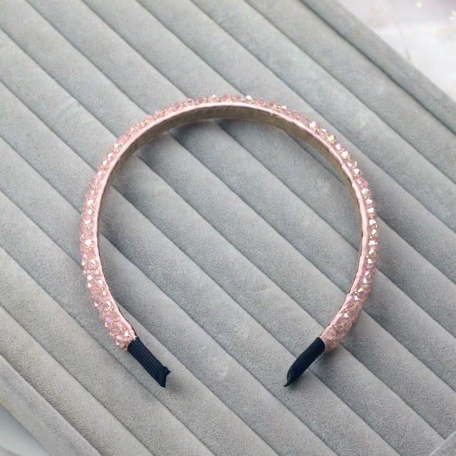 The new Korean version of the hair band, crystal hair band, Korean versatile hair clip, wide edge, simple and exquisite hair band, bath tray, hair wonder, hair band, headwear, accessory, hair tie, hair band, hair clip details Picture