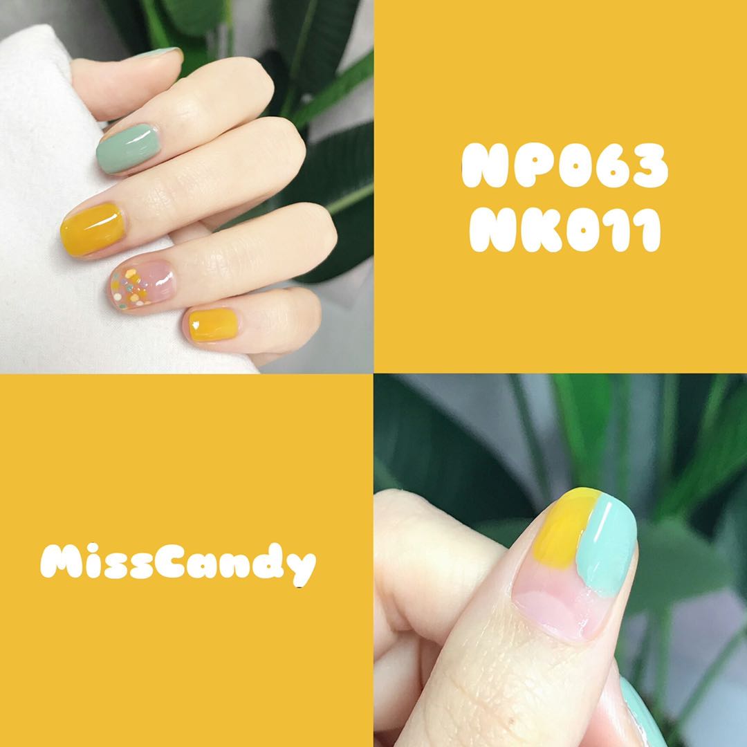 Graffiti nail stickers for girls, cartoon and fresh nail stickers, 3d waterproof and long-lasting nail patches Specification image