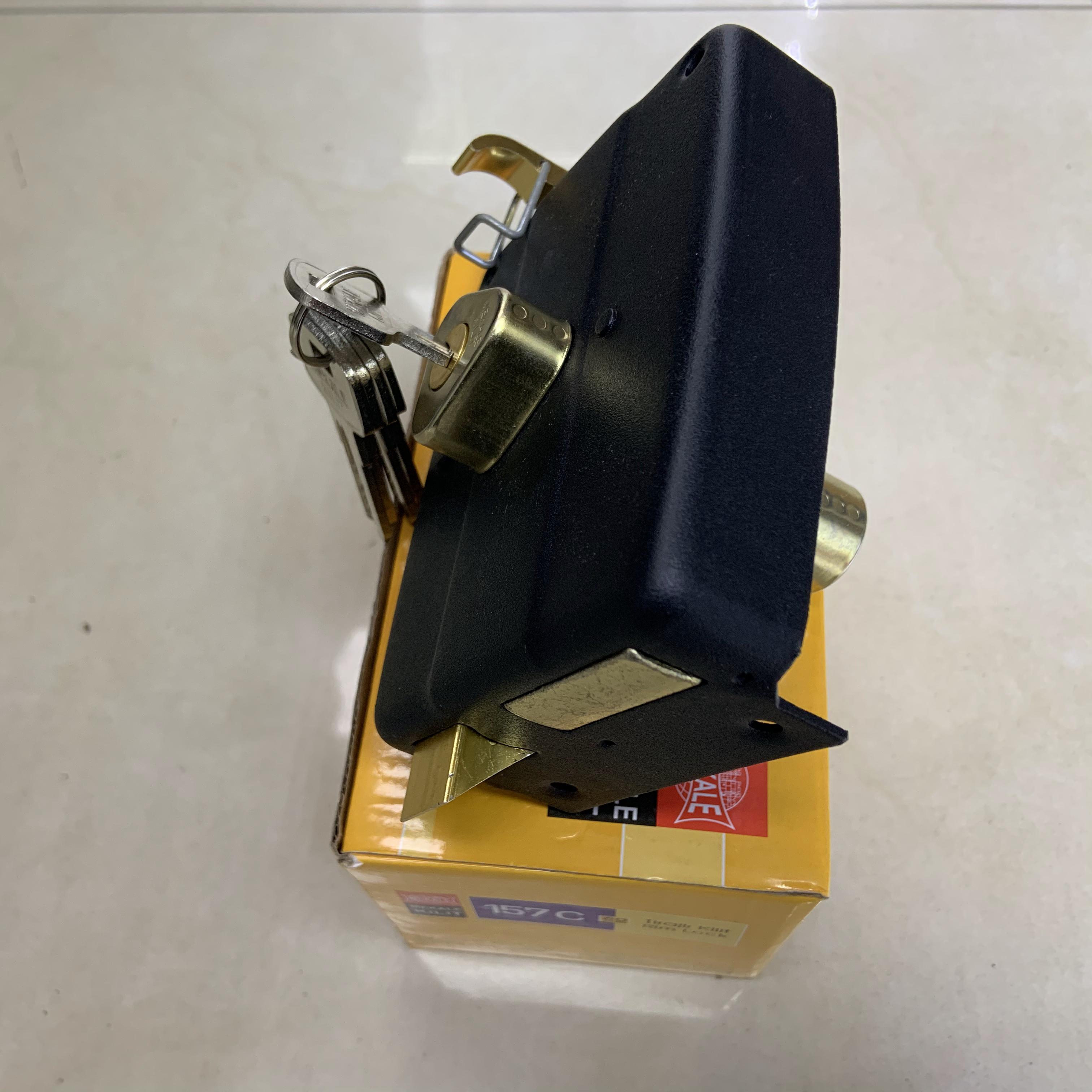 Semi-copper old-fashioned anti-theft exterior mechanical door lock, iron door, wooden door, universal large door lock, indoor safety and stability lock Specification image