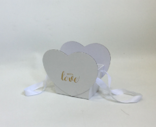 手提鲜花盒烫金小花瓣礼盒节日礼盒