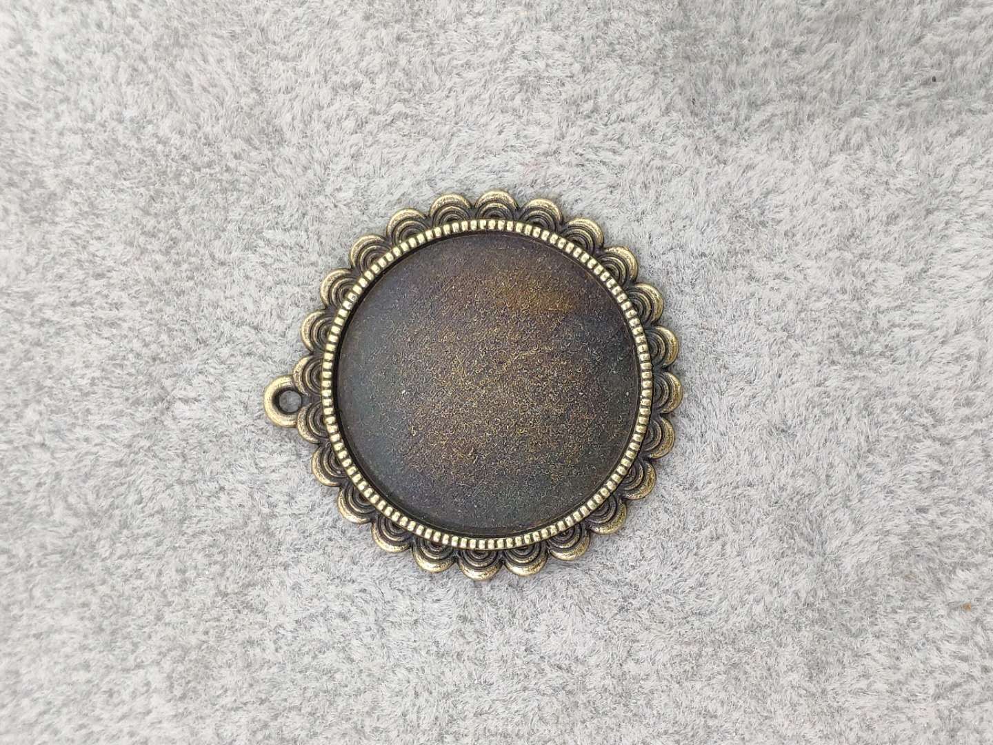 合金底托饰品配件批发合金底托饰品配件批发diy饰品配件H519号合金饰品配件挂坠配件细节图