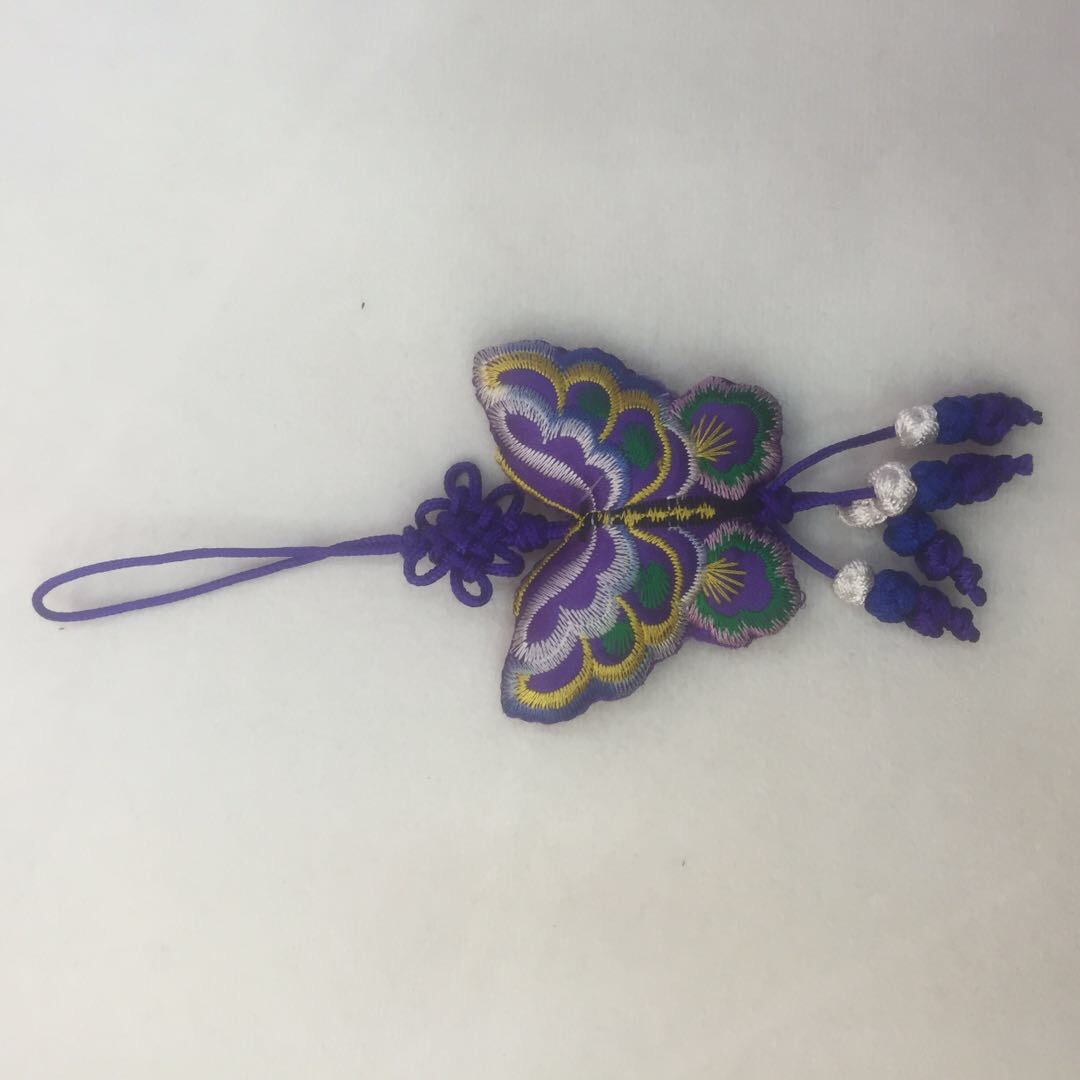 财源9号蝶娈娈綉品传统刺绣工艺结合民俗文化