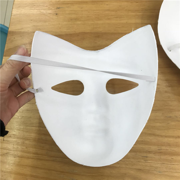 纸浆面具/DIY/绘画，涂色细节图