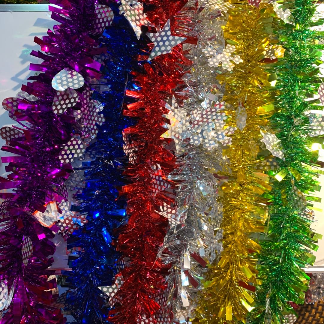 Venta directa de fábrica star heart woolstrip color strip, decoración de flores, decoración de navidad