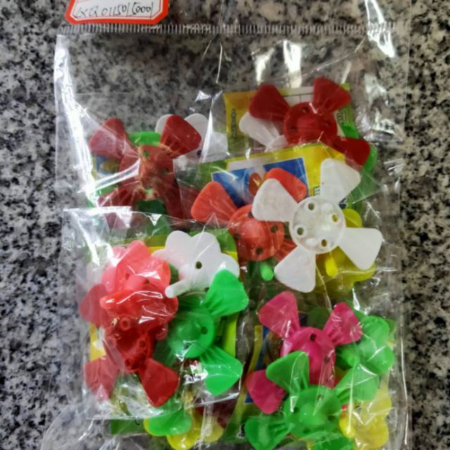 儿童玩具塑料智力花地转