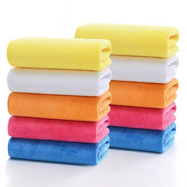 Water absorbent dishcloth yellow do not drop hair wipe cloth coffee bowl cloth super soft cleaning wash bowl in the thick kitchen classroom electricity thumbnail