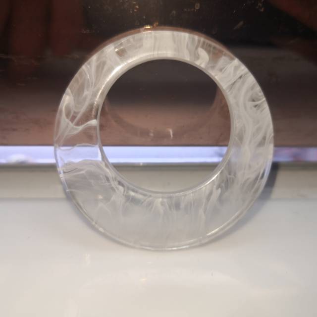 厂家直销树脂圆环仿玛瑙耳坠吊坠diy装饰饰品配件