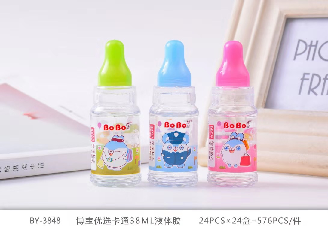 Factory direct sales of children's special cartoon super sticky liquid glue Specification drawing
