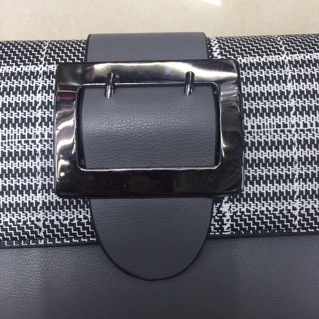 Black And White Check Children's Wallet Long 2020 New Hand Women's Long Change Crossbody Bag Backpack details Picture