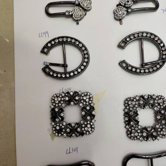 Wholesale Single Shoe Metal Shoe Buckle Detachable Fashion Women's Shoes Decoration Fashion Shoe Buckle Rhinestone Shoes Flower Women's Shoes Shoes Wholesale Customization