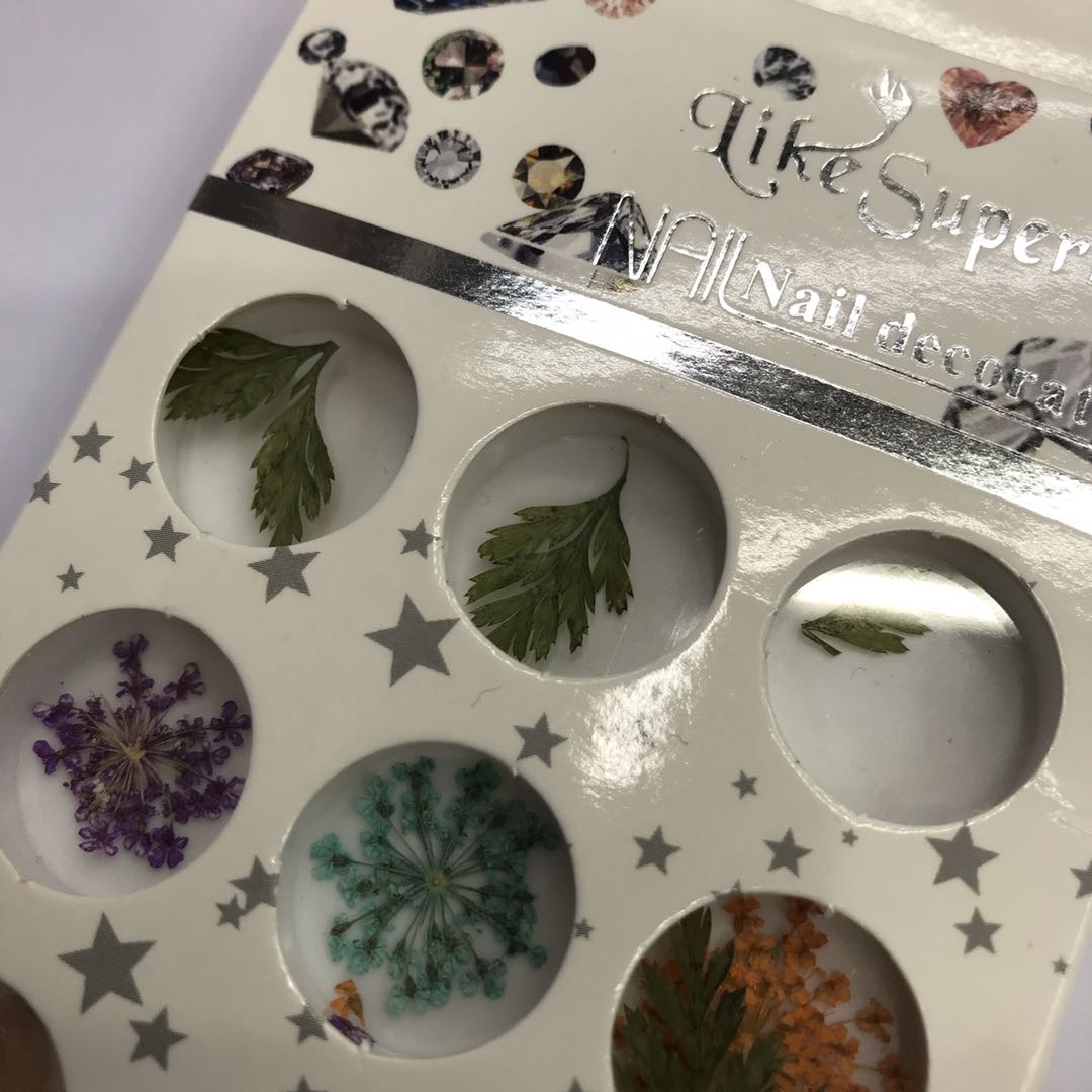 Delicate Accessories Nail Art Accessories Flowers And Leaves Nail Art Accessories Simple And Easy To Stick Specification drawing