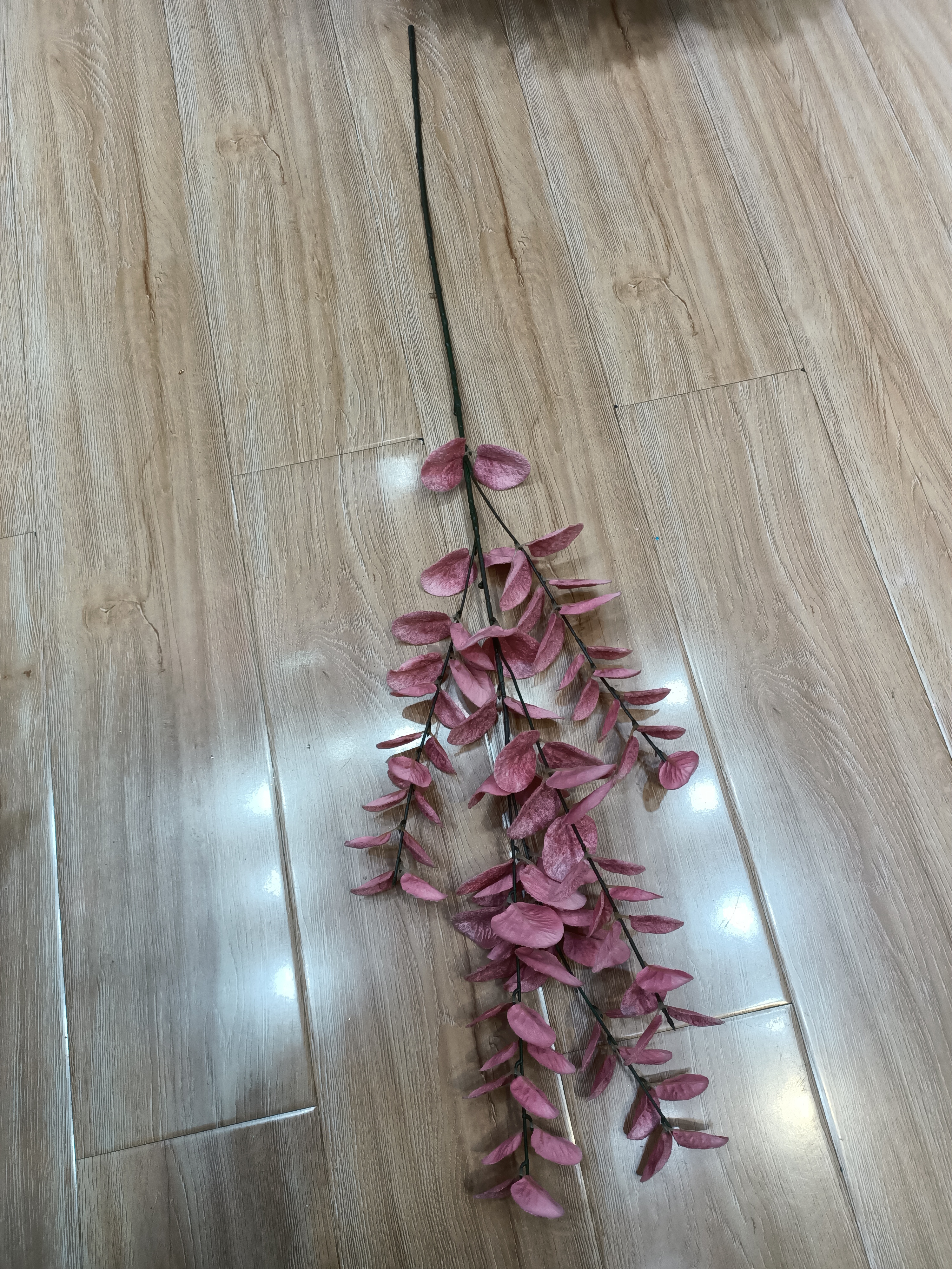 Wholesale of Shandong lilac velvet high-branch money leaf decorative flowers