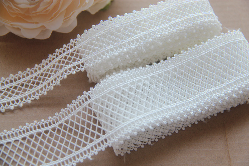 D24j1-Day Dress Handmade Garment Accessories Lace Water Soluble Silk Hollow Embroidery Lace Specification drawing