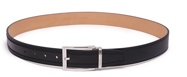 Leather Belt Men's Leather Needle Buckle Youth Fashion Belt Men's Durable Hundred Lap Needle Buckle Youth Student Belt details Picture