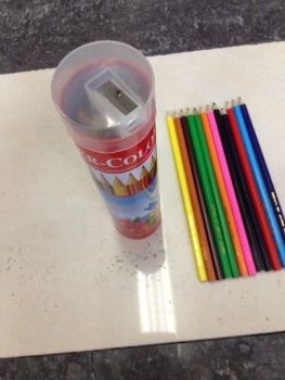Factory direct sales of colored pencils, student stationery sets, watercolor pens Specification image