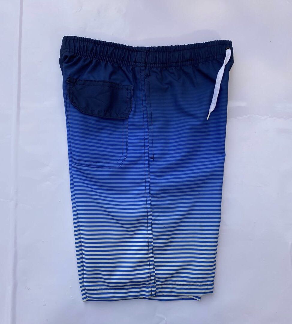 夏季新品男沙滩裤速干宽松度假五分平角短裤游泳裤口袋细节图