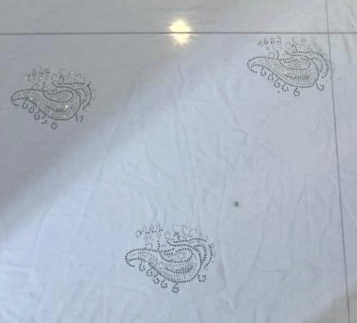 大雪纺烫钻围巾女士时尚穆斯林围巾细节图