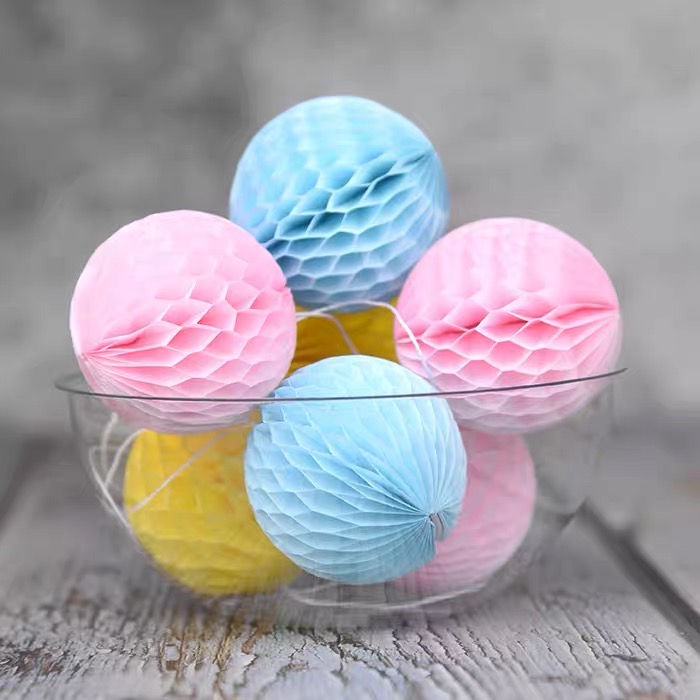 Xingyu Craft Decorations Christmas honeycomb Balls, Christmas ball decals, festival party decorations 3D three-dimensional paper handicrafts