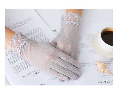 Summer driving sunscreen gloves sleeve for women ice touch screen riding thin summer thumbnail