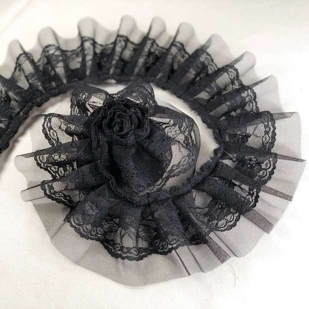 All Cotton Lace Hollow Lace Fabric Handmade Diy Accessories Lace Clothing Pure Cotton Lace Lace Accessories details Picture