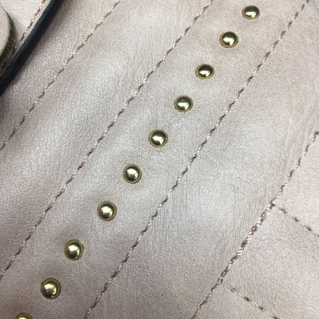 Factory Direct Pink Women's Small Handbag With Whiskers Specification drawing