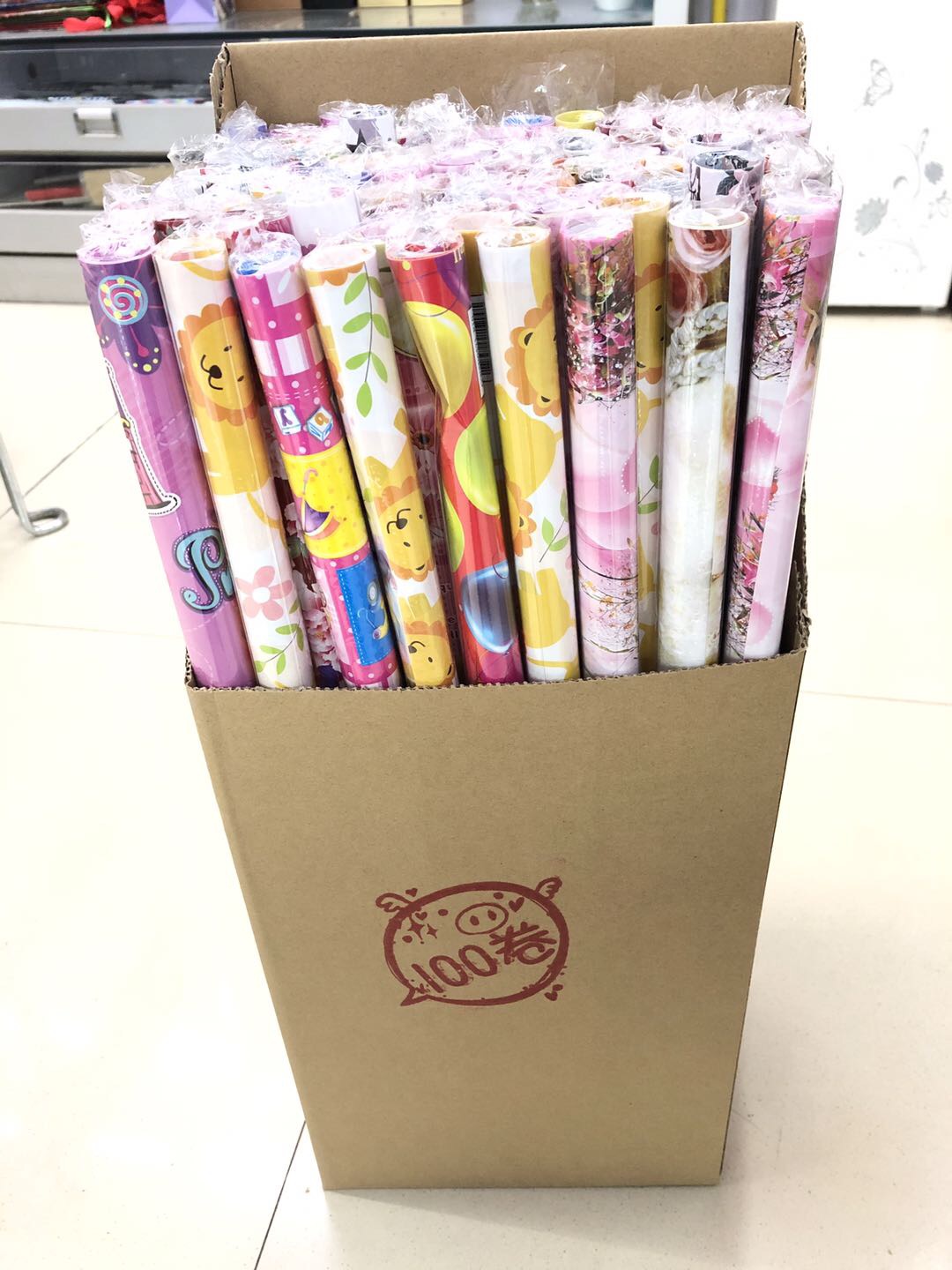 礼物纸生日卷装细节图