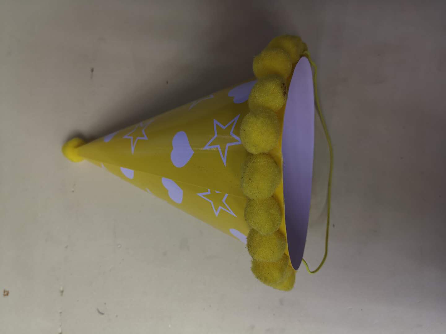 生日派对帽 生日帽子装饰 party用品 宝宝生日帽 庆生道具布置装24厘米五角星球帽