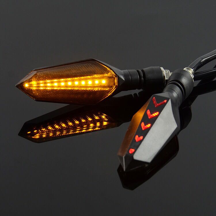 摩托车配件双面摩托车led转向灯