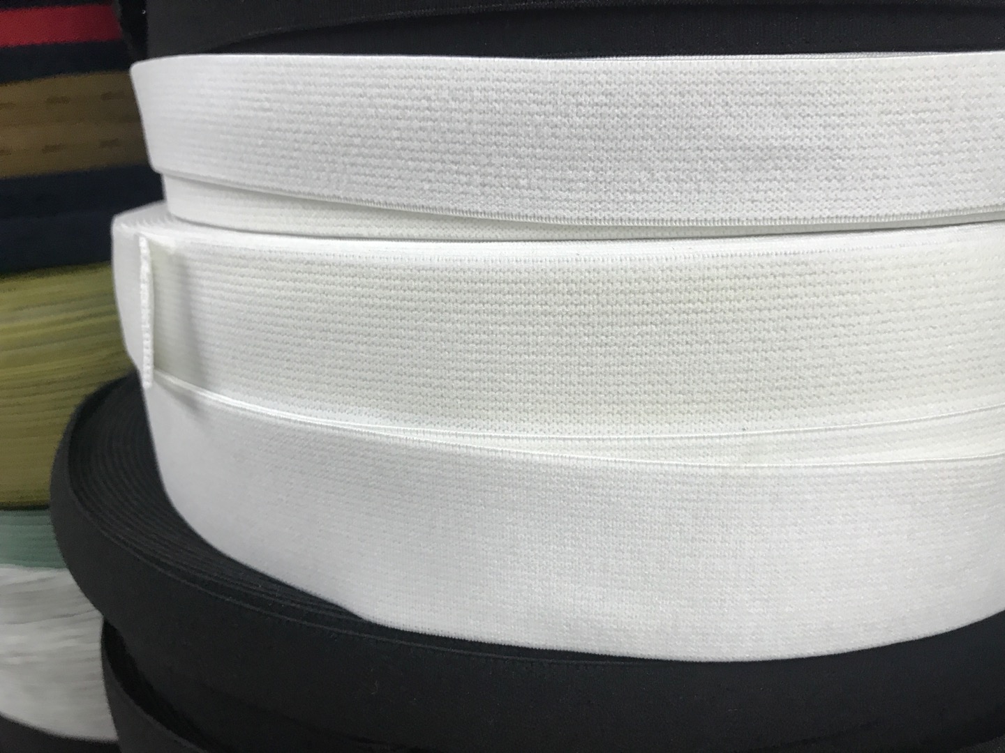 Imitation Nylon Elastic Thin Flat Narrow Elastic Elastic Rope Trousers Elastic Accessories details Picture