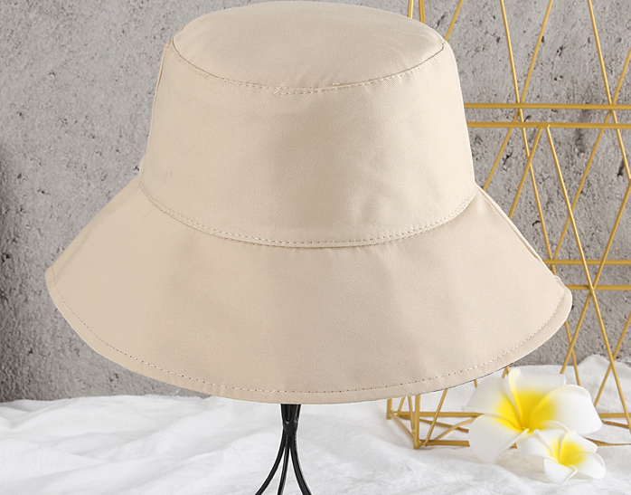 Fisherman Hat Spring Summer Net Red Men's Double Face Embroidered Small Daisy Basin Hat details Picture