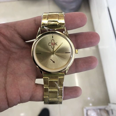 Fashion watch female gold trend Korean girls set diamond steel belt waterproof simple decorative women's watch thumbnail