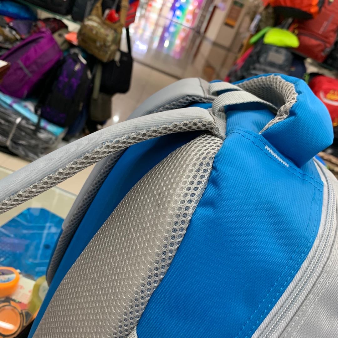 厂家直销新款书包双肩包背包蓝色男士细节图