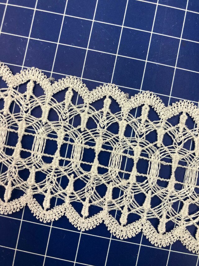 New Sura lace Guangdong cotton thread embroidery water-soluble clothing accessories Specification image