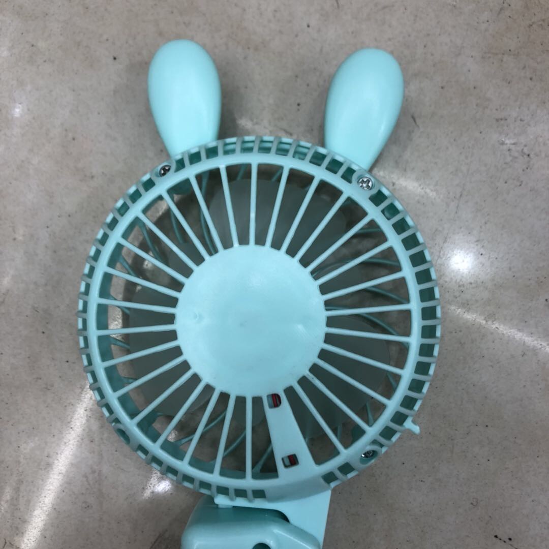 小风扇折叠小兔耳朵便携式学生宿舍静音办公室桌上随身小型抖音同款手持us充电细节图