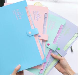 Multi-level folder, ticket storage bag, organ clip, organ folder, organ bag details Picture