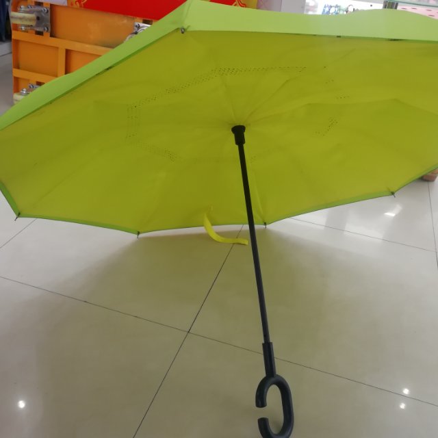 Double-layer reverse umbrella, sun umbrella, business umbrella Specification image