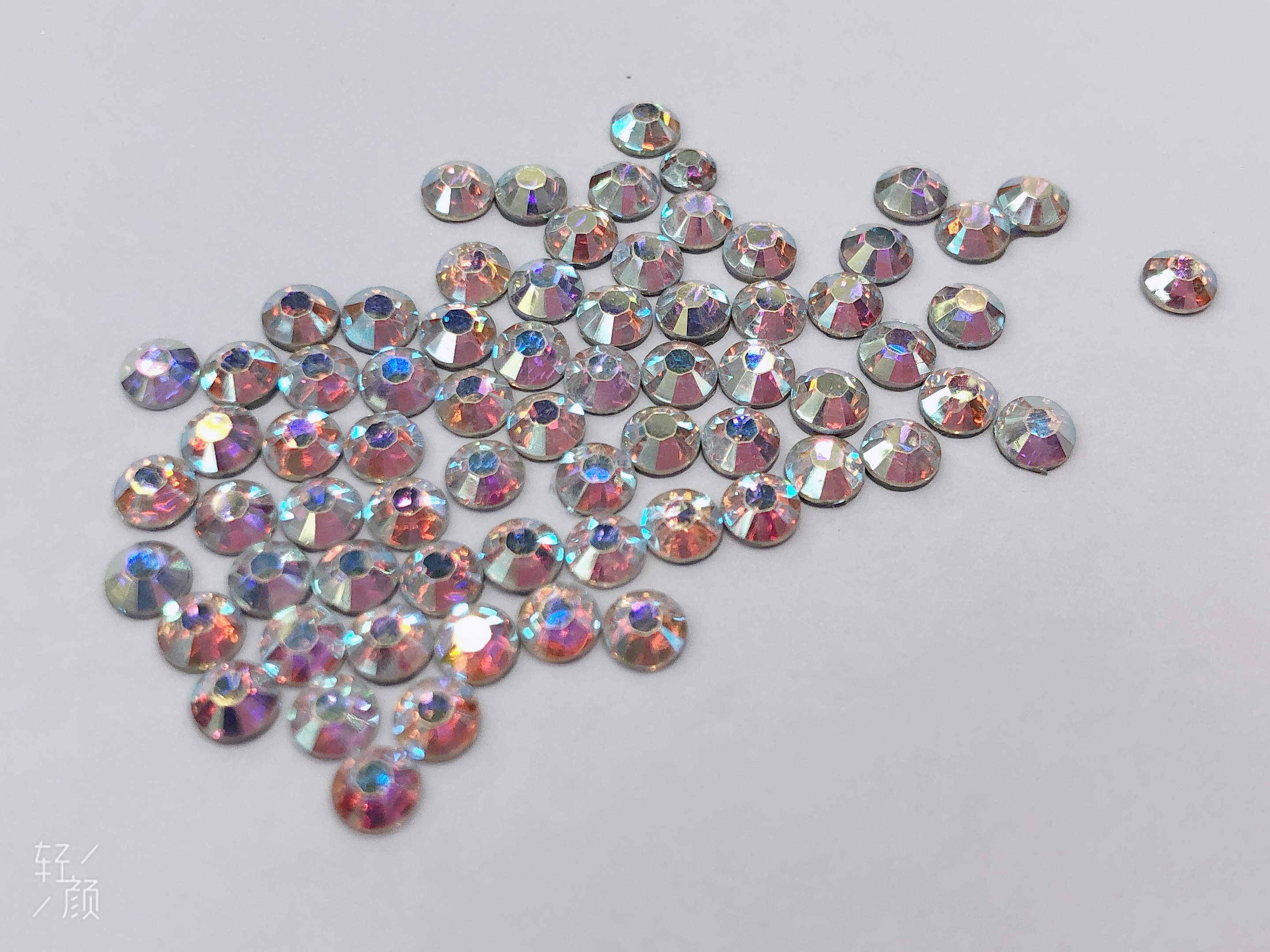 银底矿银SS20双面钻平底钻玻璃烫钻DIY钻产品图