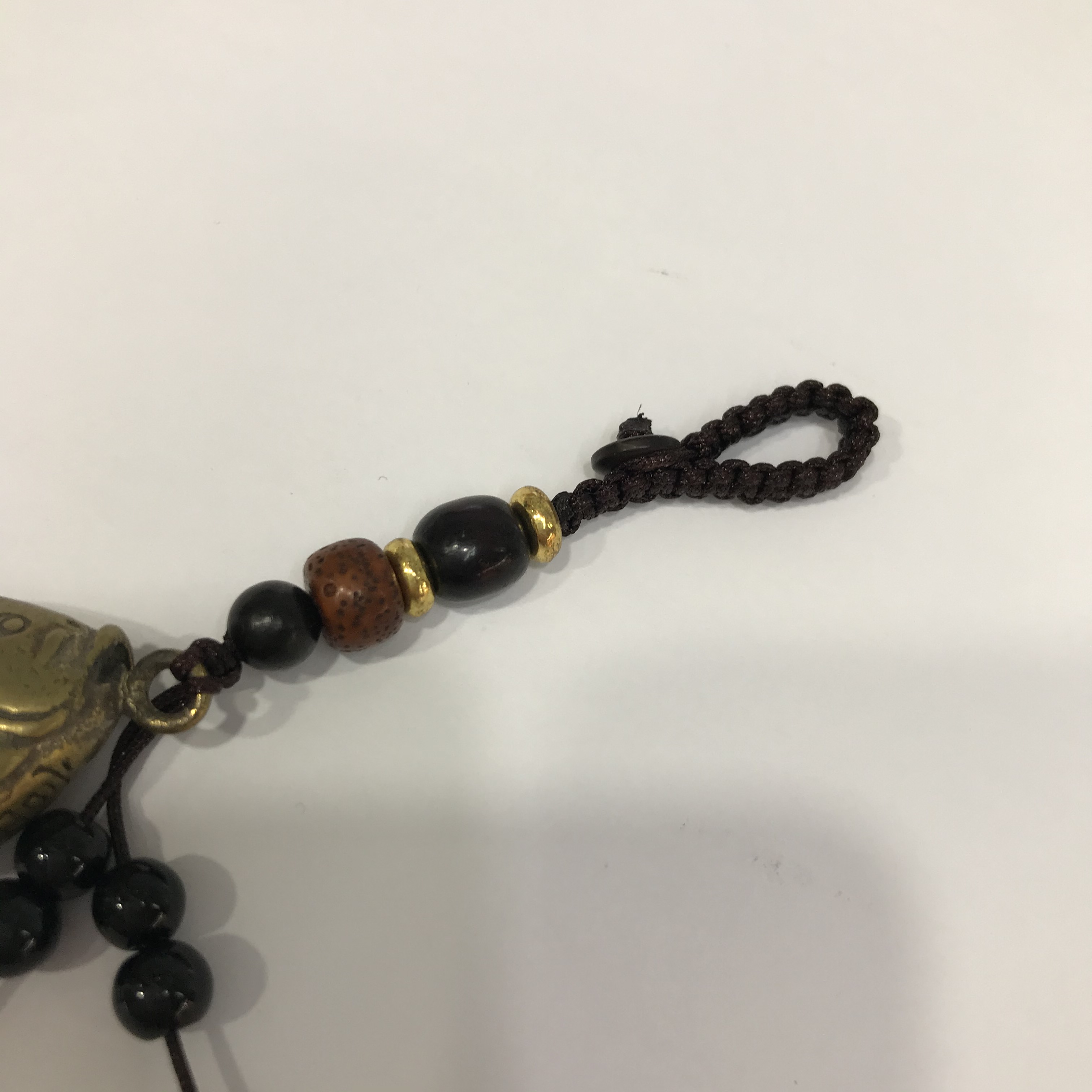 Brass carp keychain pendant, men's koi key chain, car key pendant, women's lucky creative small gift Specification image