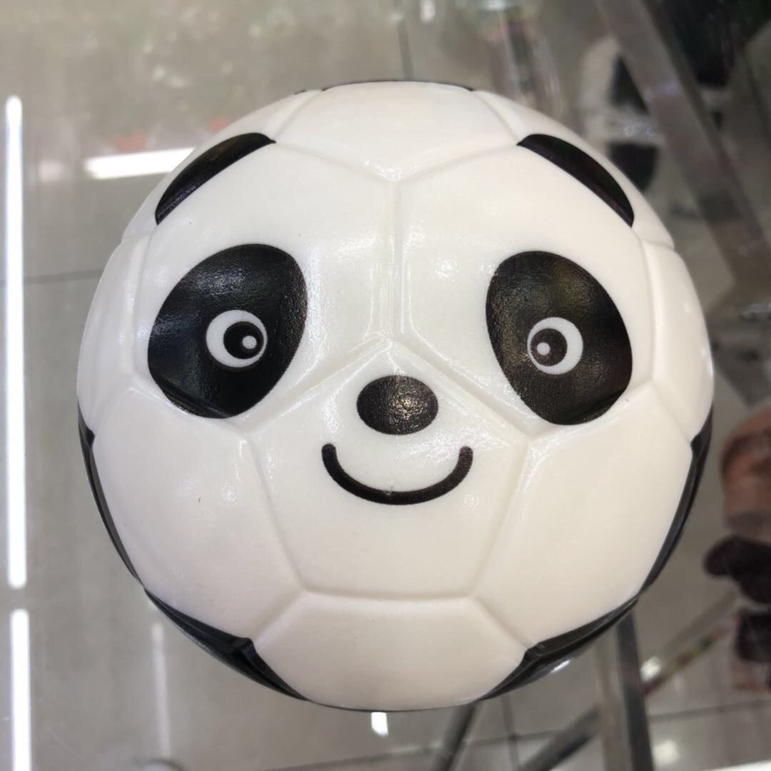15 cm pu eco-friendly material panda pattern children's toy ball for sports and leisure details Picture